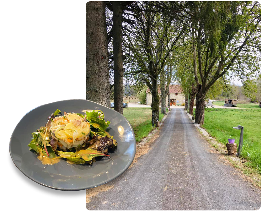 Le restaurant - La Ferme Du Pont Des Aulnes - Restaurant lac des vieilles forges - manger a LES MAZURES