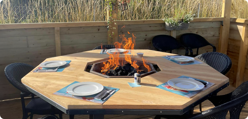 Le restaurant - La Ferme Du Pont Des Aulnes - Restaurant lac des vieilles forges - Restaurant Ardennes